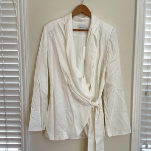 Rat & Boa White Marlowe Blazer